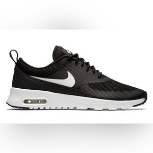 Nike Air Max Thea, black and white, women’s size 9.